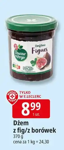 E.Leclerc Dżem z borówek Wiodąca Marka Douceur Du Verger oferta