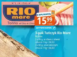E.Leclerc Tuńczyk w sosie własnym Rio Mare oferta