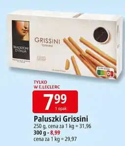 E.Leclerc Paluszki grangrissi z oliwą oliwek Tradizioni D'italia oferta