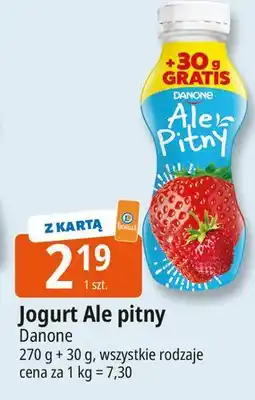 E.Leclerc Jogurt truskawka-poziomka Danone Ale Pitny oferta
