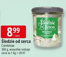 E.Leclerc Śledzie od serca po wiejsku z cebulą Contimax oferta