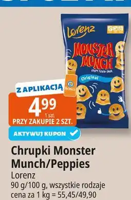 E.Leclerc Chrupki original Lorenz Monster Munch oferta