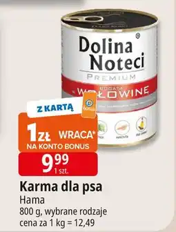 E.Leclerc Karma dla dorosłych psów bogata w wołowinę Dolina Noteci Premium oferta