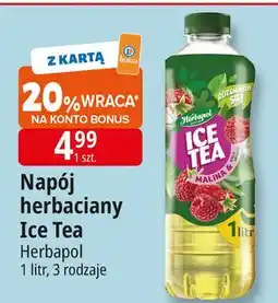 E.Leclerc Napój herbaciany raspberry Herbapol Ice Tea oferta