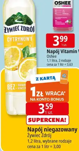 E.Leclerc Woda cytryna Żywiec Zdrój Z Nutą oferta