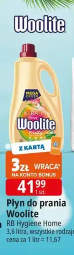 E.Leclerc Płyn do prania mix color fruity Woolite Keratin oferta