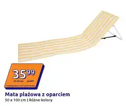 Action Mata plażowa z oparciem oferta