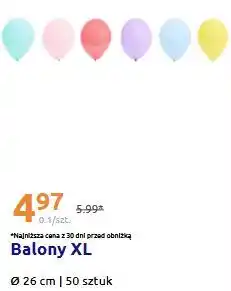 Action Balony XL oferta