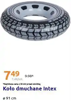 Action Koło dmuchane Intex oferta