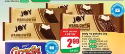 Dino Lody na patyku Joy waniliowy w czekoladzie mlecznej oferta