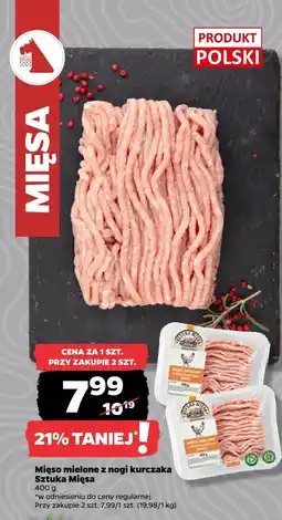 Netto Mięso mielone z nogi kurczaka Sztuka Mięsa oferta