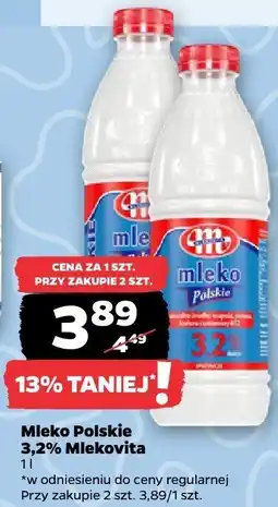 Netto Mleko Polskie 3,2% Mlekovita oferta