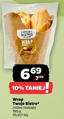 Netto Wrap Twoje Bistro różne rodzaje oferta