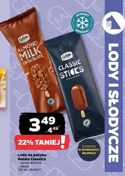 Netto Lody na patyku Gelato Classico classic oferta