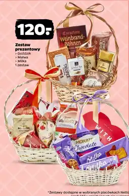 Netto Zestaw prezentowy Goździk Malwa Milka Netto oferta