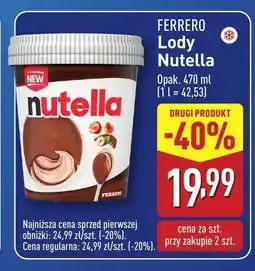 ALDI Lody Nutella Ferrero oferta