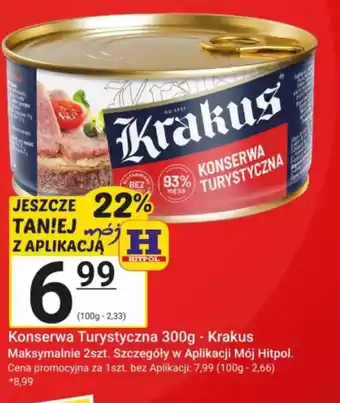 Hitpol Konserwa Turystyczna Krakus oferta