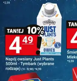 Hitpol Napój owsiany Just Plants Tymbark oferta
