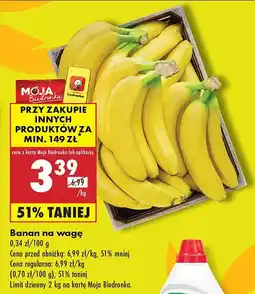 Biedronka Banan Biedronka oferta