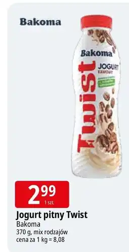 E.Leclerc Jogurt kawowy Bakoma Twist oferta