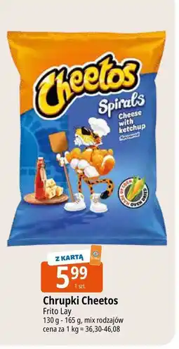 E.Leclerc Chrupki spirals ser z ketchupem Cheetos oferta