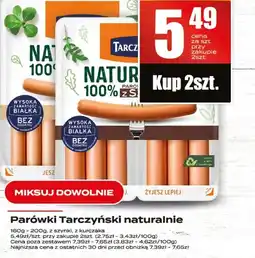 Supeco Parówki naturalne Tarczyński oferta