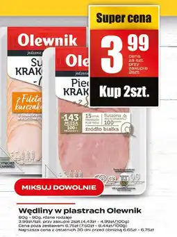 Supeco Wędliny w plastrach Olewnik oferta