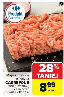 Carrefour Market Mięso mielone z indyka Carrefour oferta