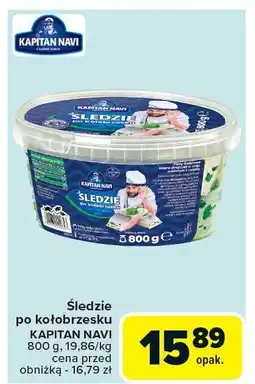 Carrefour Śledzie po kołobrzesku Kapitan Navi oferta