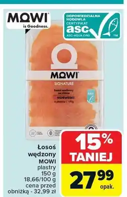 Carrefour Łosoś wędzony Mowi oferta