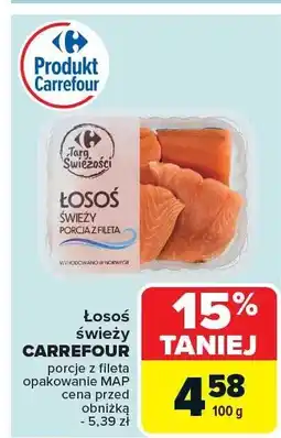 Carrefour Łosoś świeży Carrefour oferta