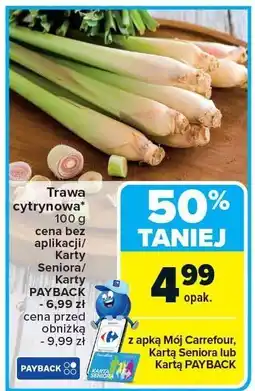 Carrefour Trawa cytrynowa Carrefour oferta