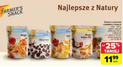 Carrefour Owoce suszone Farmer's Snack różne rodzaje oferta