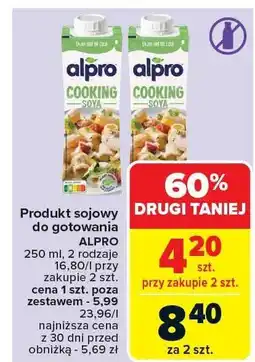 Carrefour Produkt sojowy do gotowania Alpro oferta