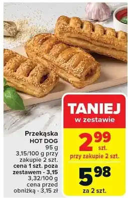Carrefour Przekąska hot dog Carrefour oferta