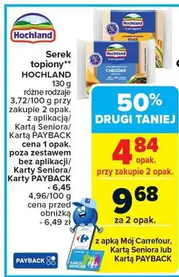Carrefour Serek topiony Hochland oferta
