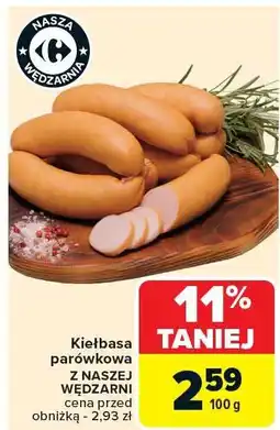 Carrefour Kiełbasa parówkowa z naszej wędzarni Carrefour oferta