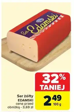 Carrefour Ser żółty edamski Carrefour oferta