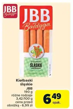 Carrefour Kiełbaski śląskie JBB oferta
