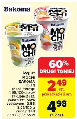 Carrefour Jogurt Mochi Bakoma oferta
