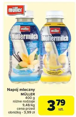 Carrefour Napój mleczny Müllermilch oferta