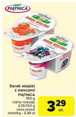 Carrefour Serek wiejski z owocami Piątnica oferta