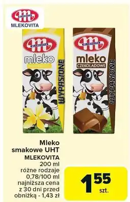 Carrefour Mleko smakowe UHT Mlekovita oferta