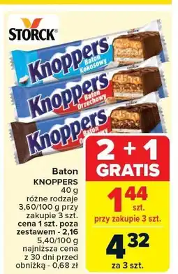 Carrefour Baton Knoppers Storck oferta