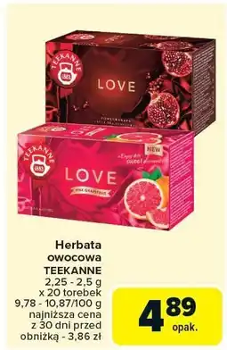 Carrefour Herbata owocowa Teekanne oferta