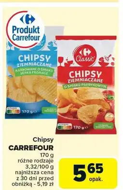 Carrefour Chipsy Carrefour oferta