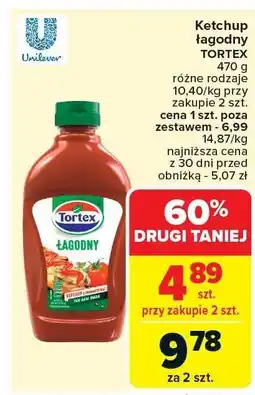 Carrefour Ketchup łagodny Tortex oferta