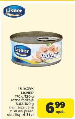 Carrefour Tuńczyk LISNER oferta
