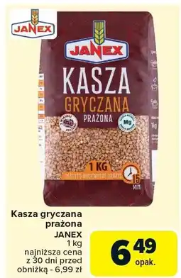 Carrefour Kasza gryczana prażona JANEX oferta