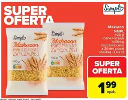 Carrefour Makaron SIMPL oferta
